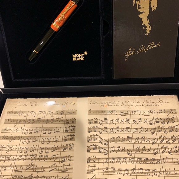 Johann Sebastian Bach Fountain Pen by Mont Blanc - Picture 1 of 1